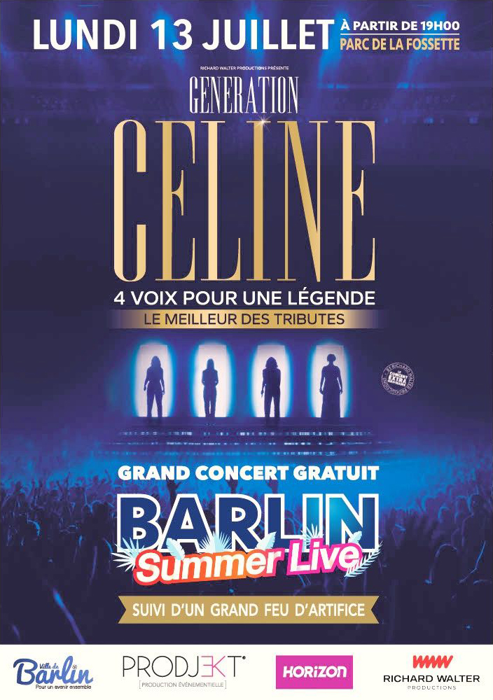 Affiche de l’événement : Barlin Summer Live 2026